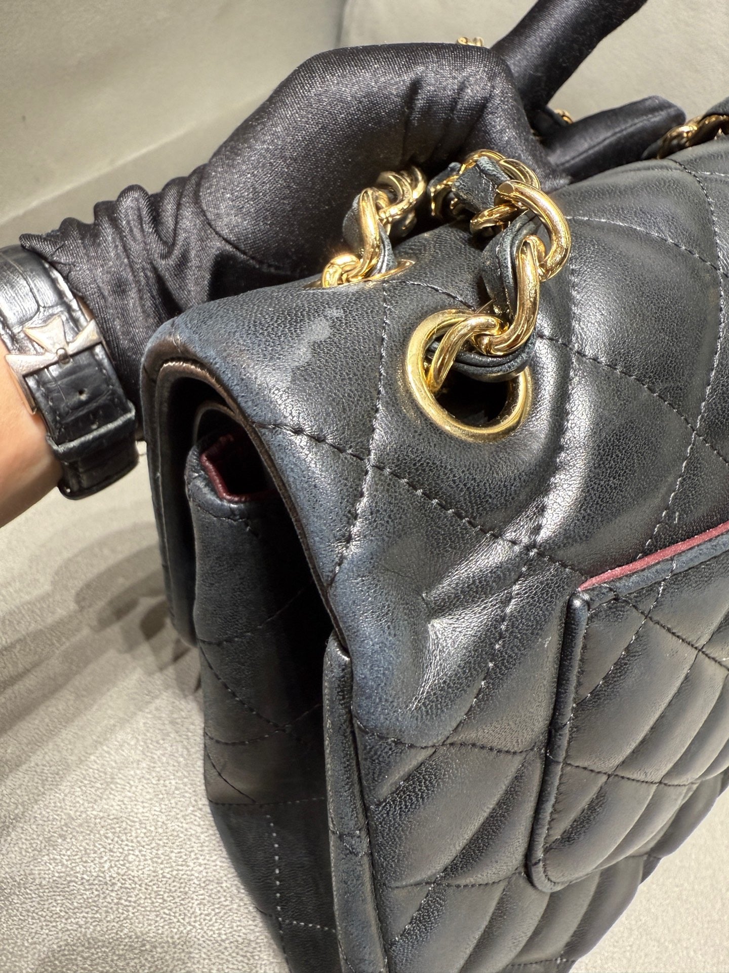 Chanel - Timeless/Classique - Leather - Black - (Large)