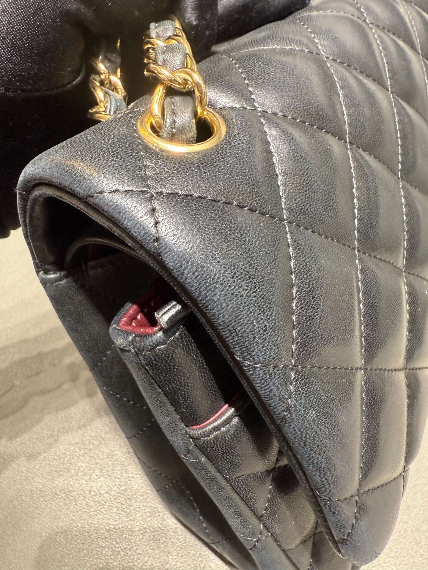 Chanel - Timeless/Classique - Leather - Black - (Large)