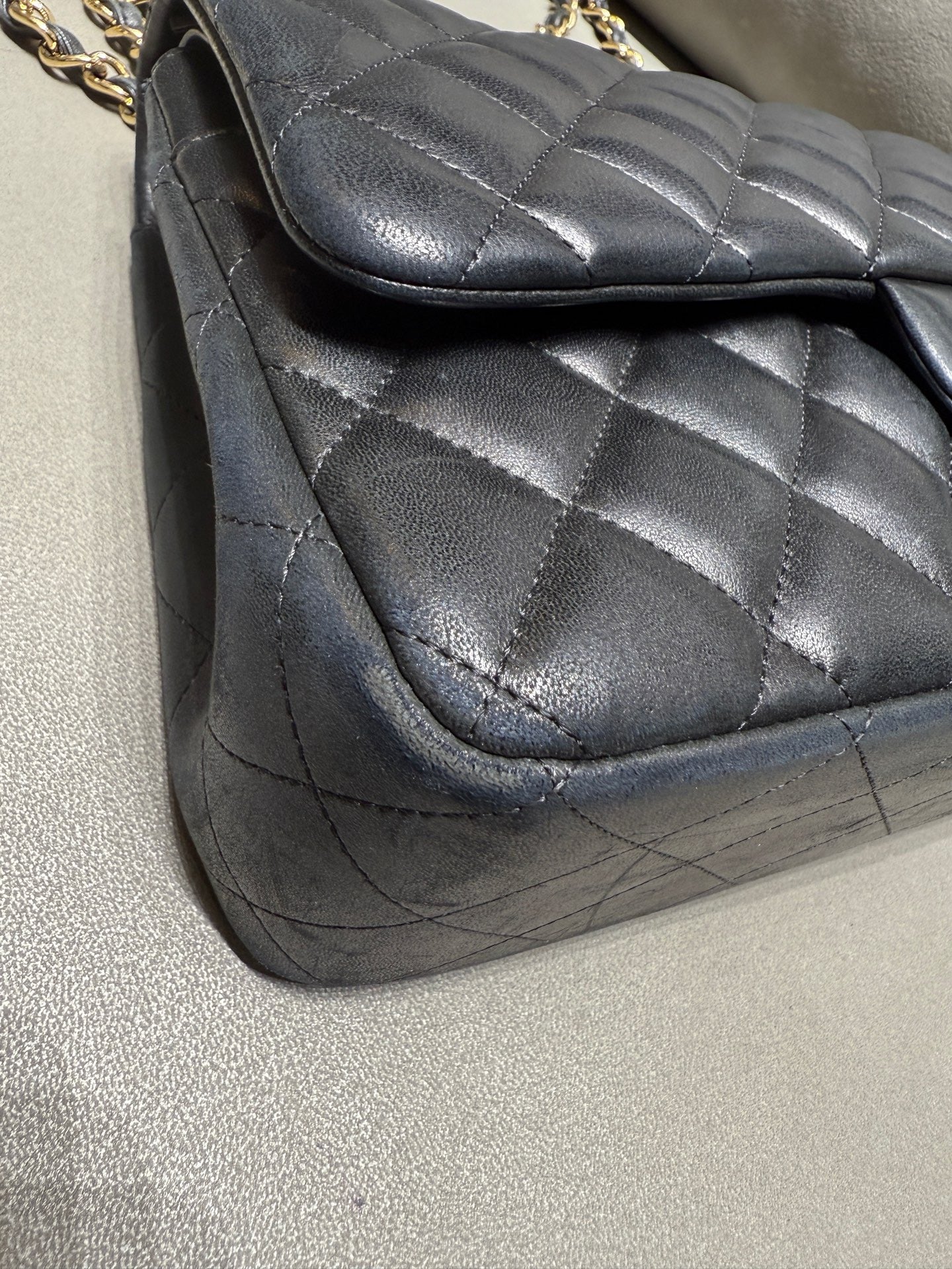 Chanel - Timeless/Classique - Leather - Black - (Large)