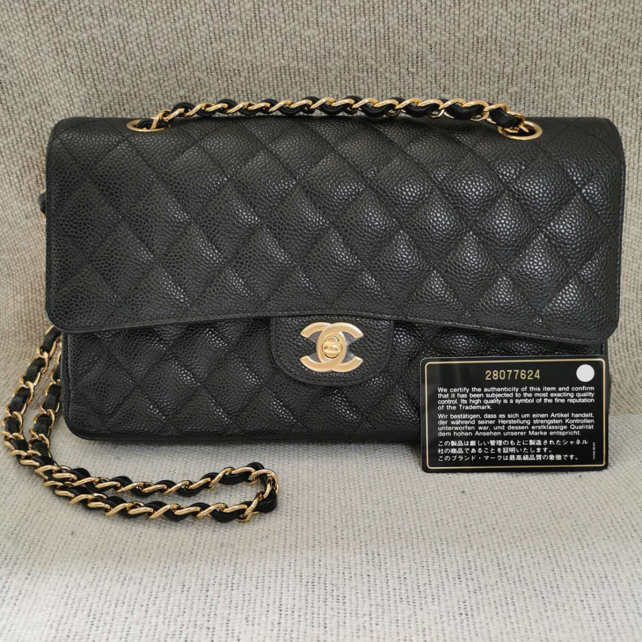 Chanel - Timeless/Classique - Leather - Black - (medium)