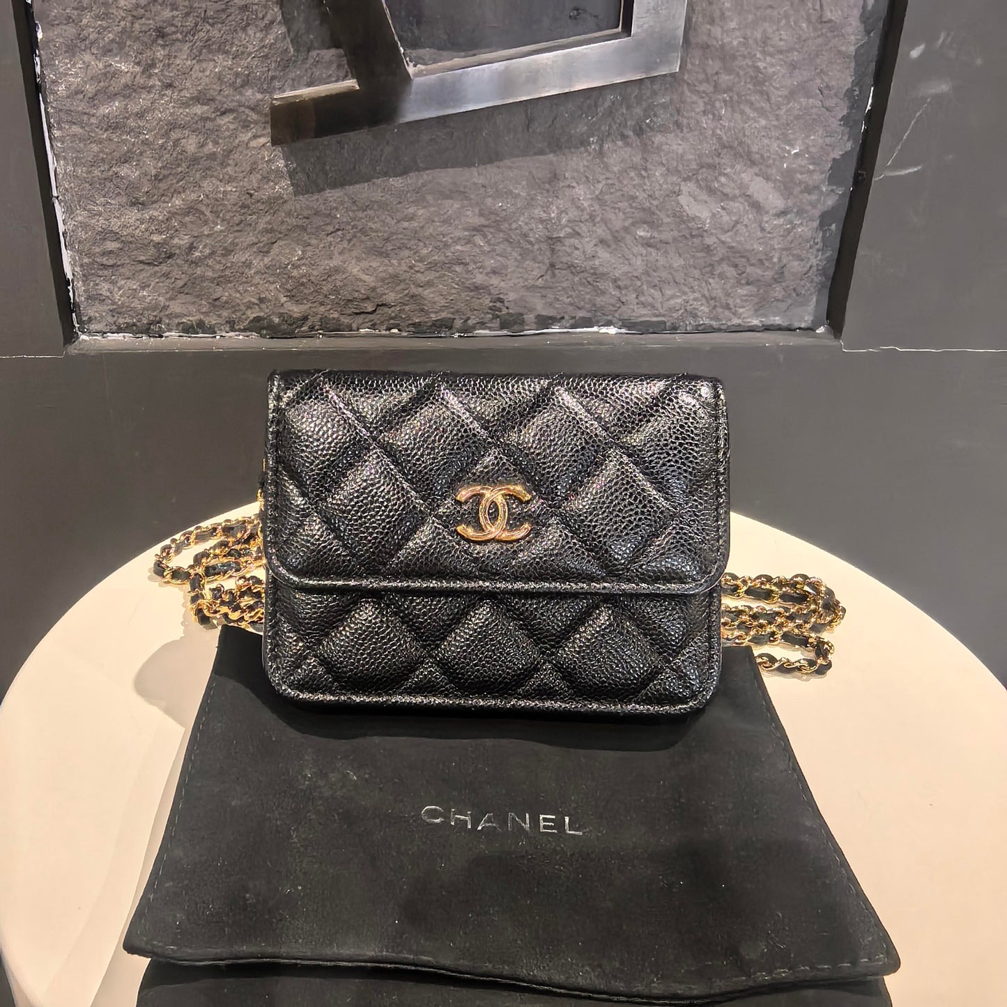 Chanel - Timeless/Classique - Leather - Black - (mini)