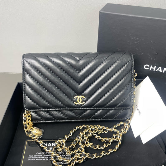Chanel - Timeless/Classique - Leather - Black - (mini)