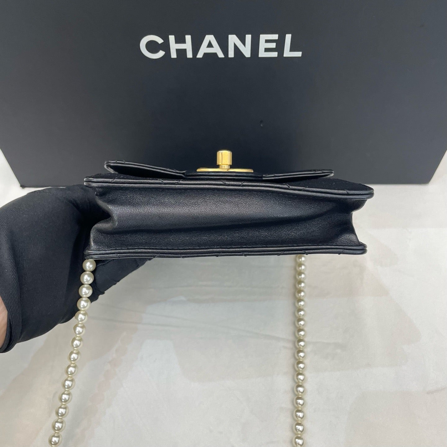 Chanel - Timeless/Classique - Leather - Black - (mini)