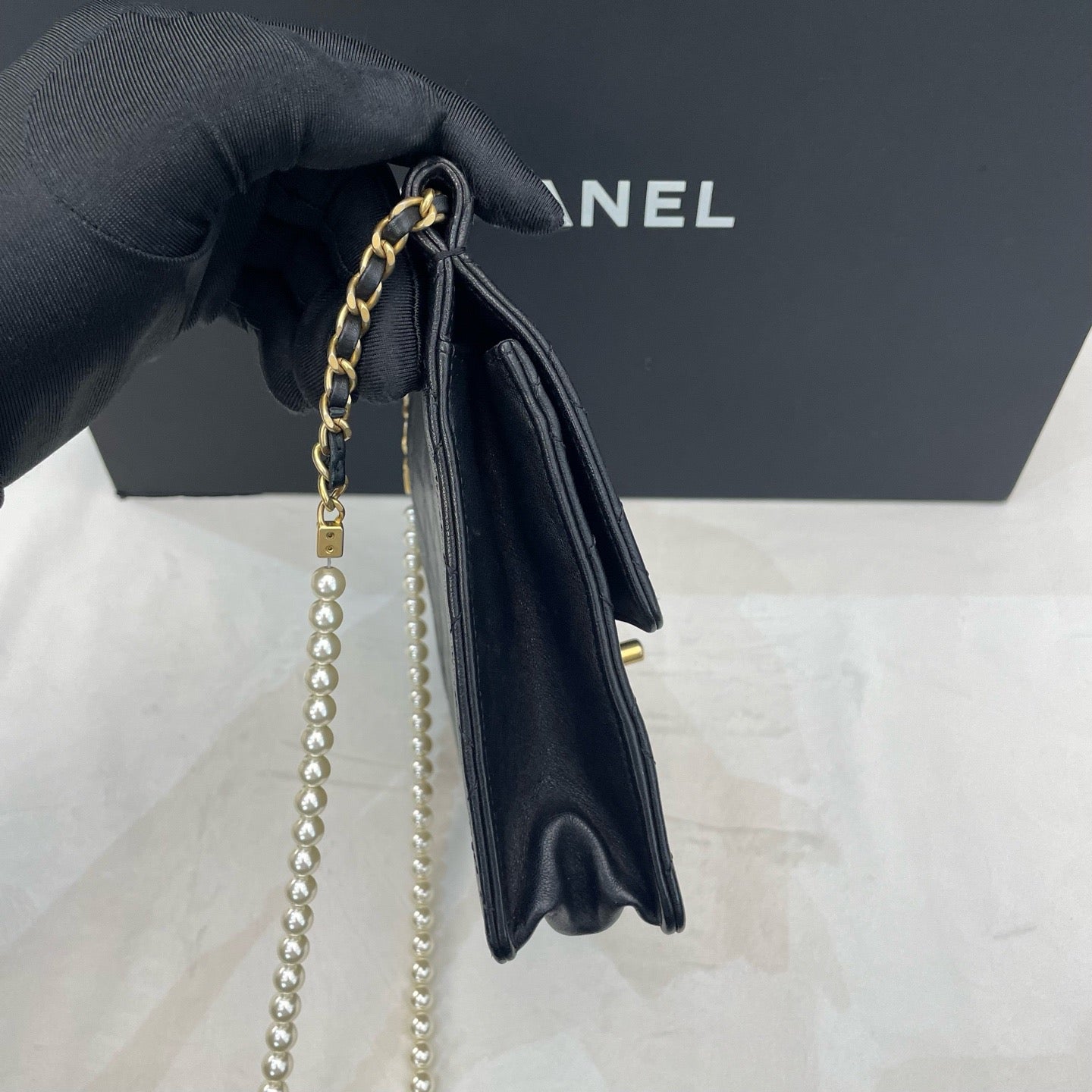 Chanel - Timeless/Classique - Leather - Black - (mini)