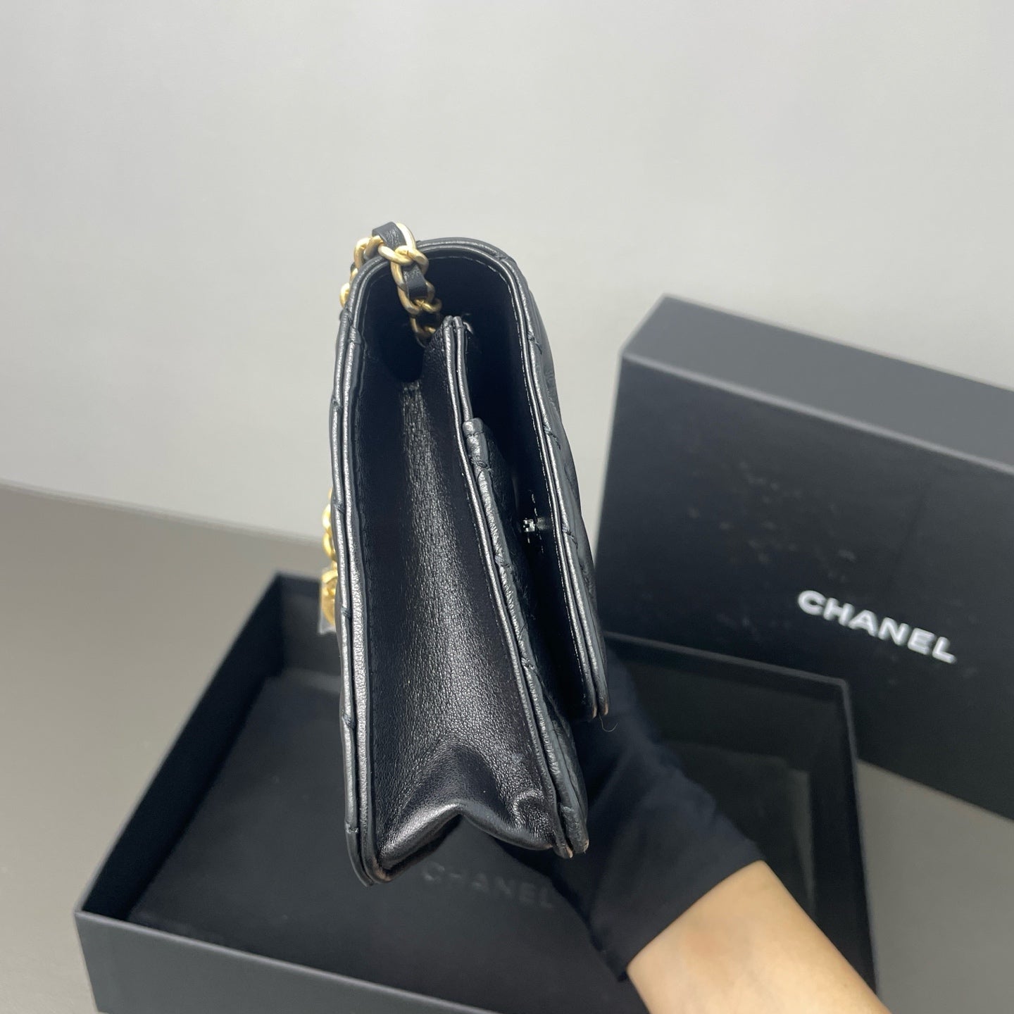 Chanel - Timeless/Classique - Leather - Black - (mini)