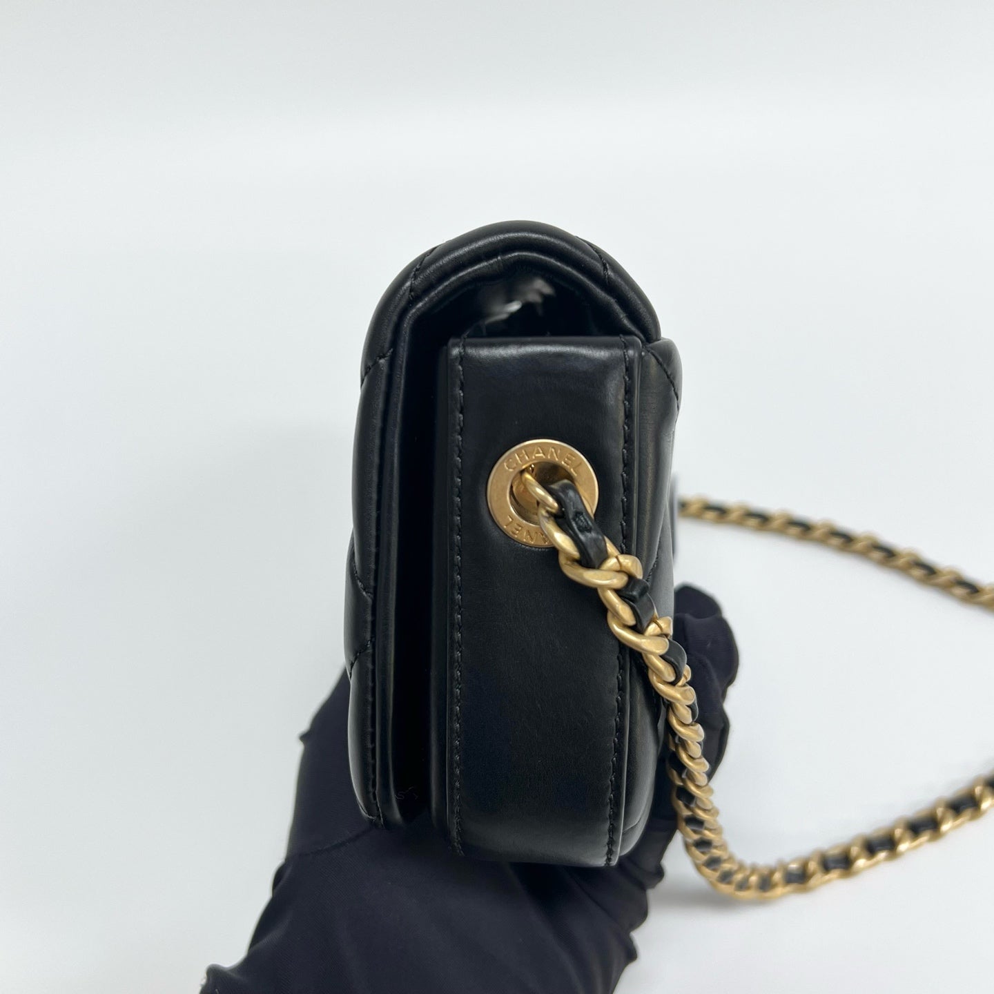 Chanel - Timeless/Classique - Leather - Black - (mini)