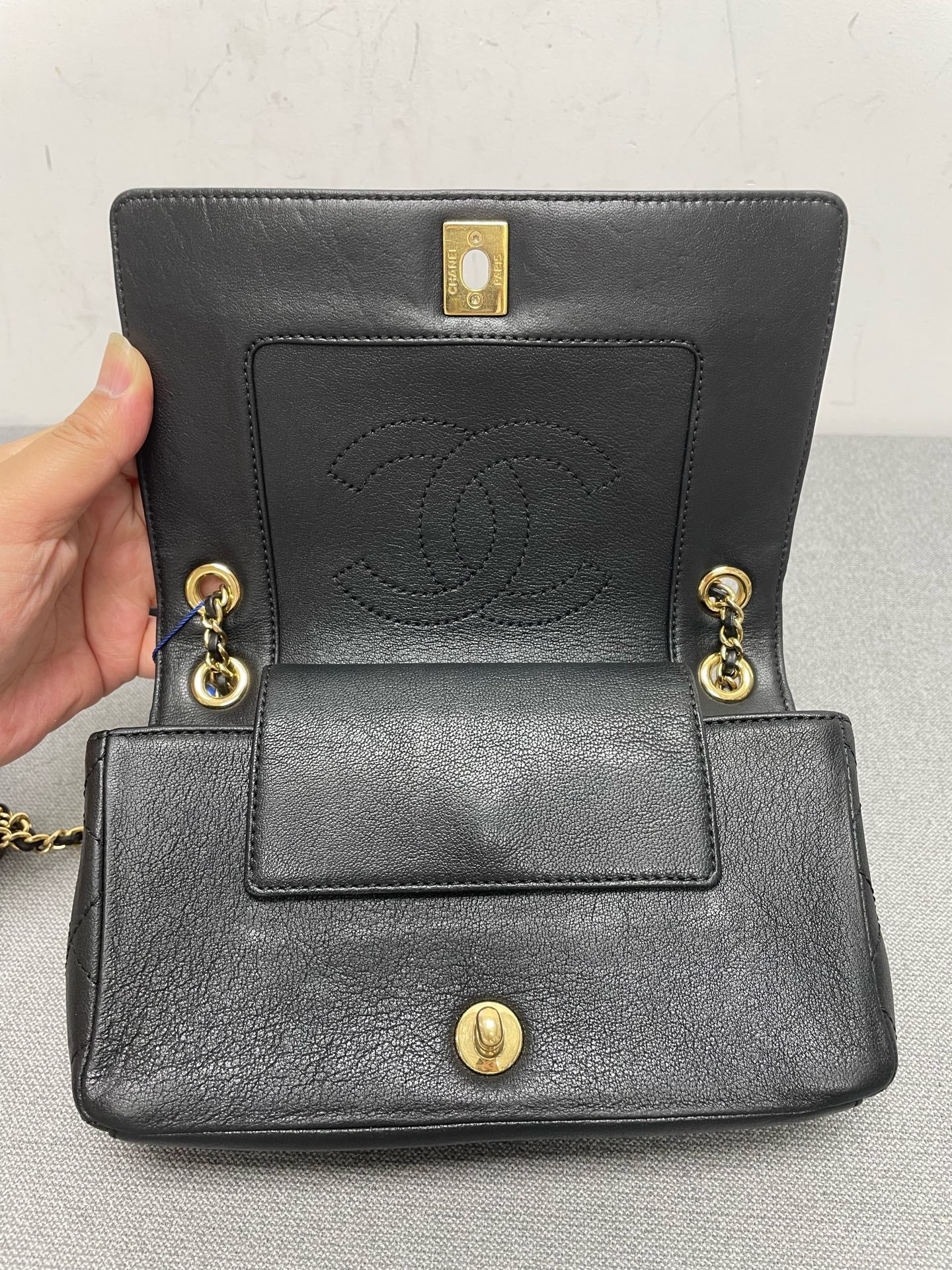 Chanel - Timeless/Classique - Leather - Black - (mini)