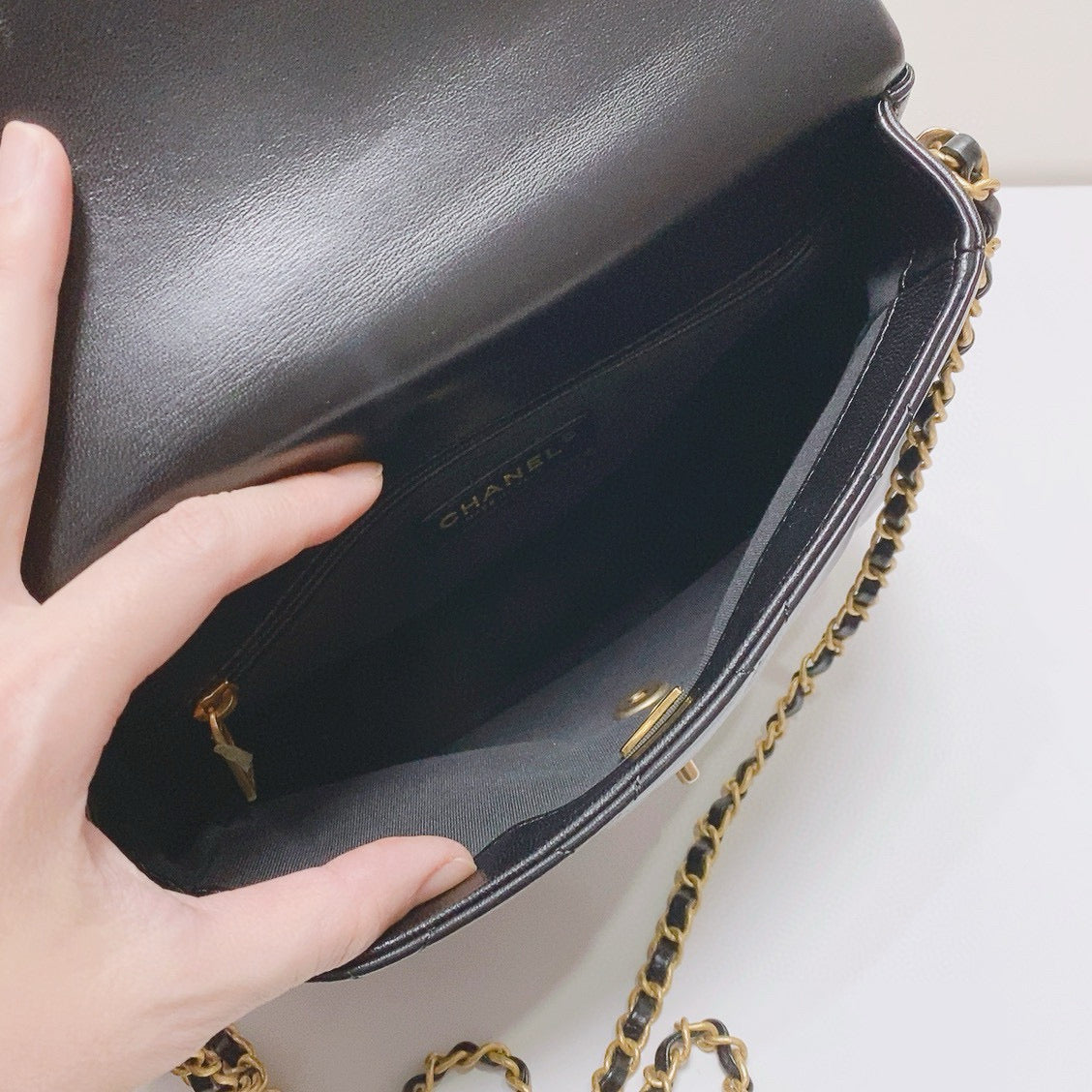 Chanel - Timeless/Classique - Leather - Black - (mini)