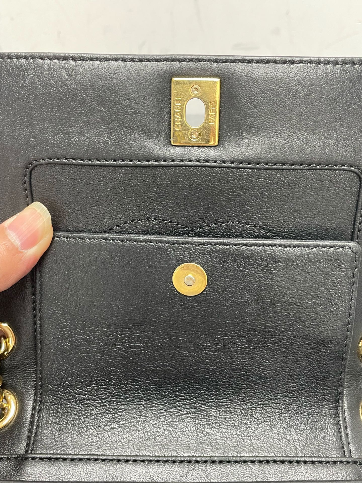 Chanel - Timeless/Classique - Leather - Black - (mini)