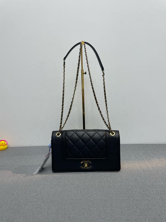 Chanel - Timeless/Classique - Leather - Black - (small)
