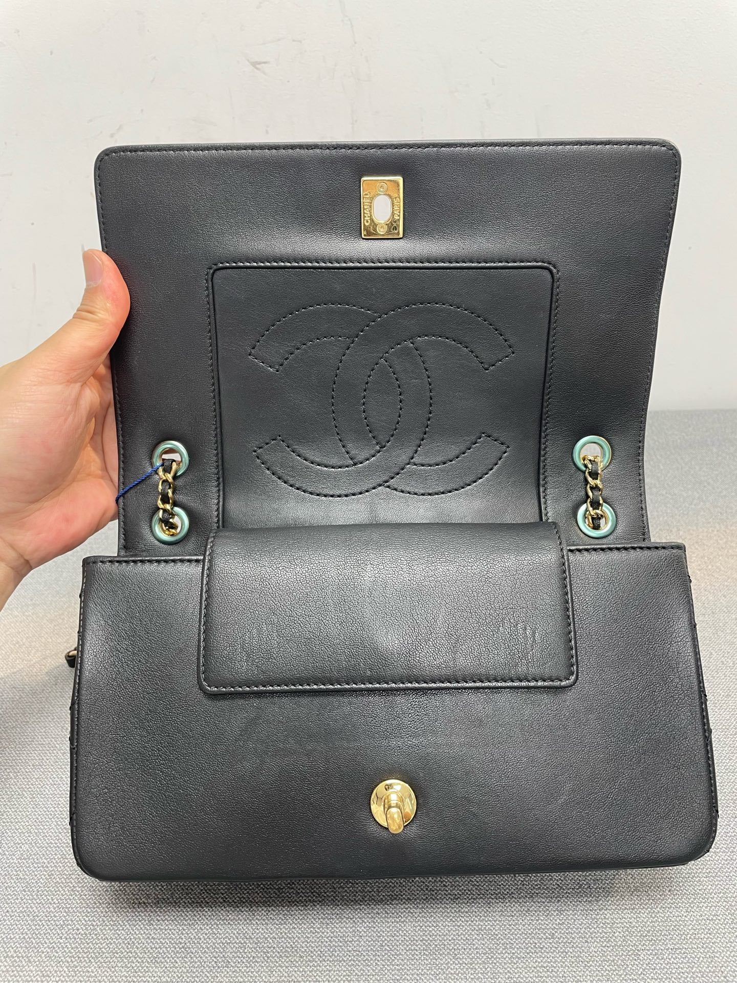 Chanel - Timeless/Classique - Leather - Black - (small)
