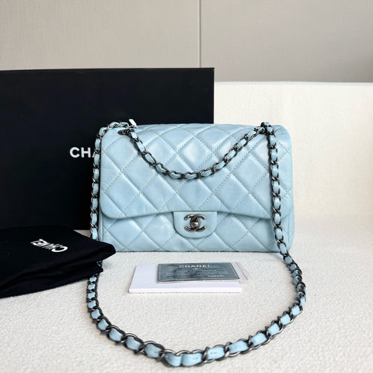 Chanel - Timeless/Classique - Leather - Blue - (large)