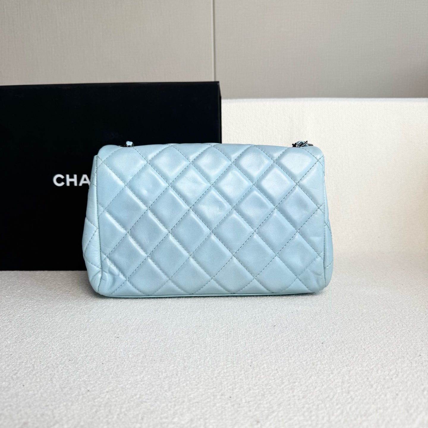 Chanel - Timeless/Classique - Leather - Blue - (large)