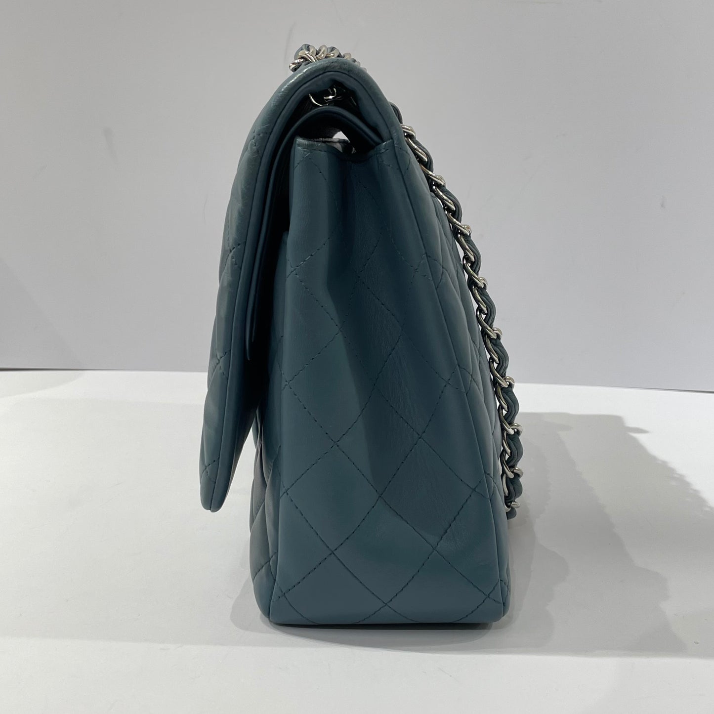 Chanel - Timeless/Classique - Leather - Blue - (maxi)