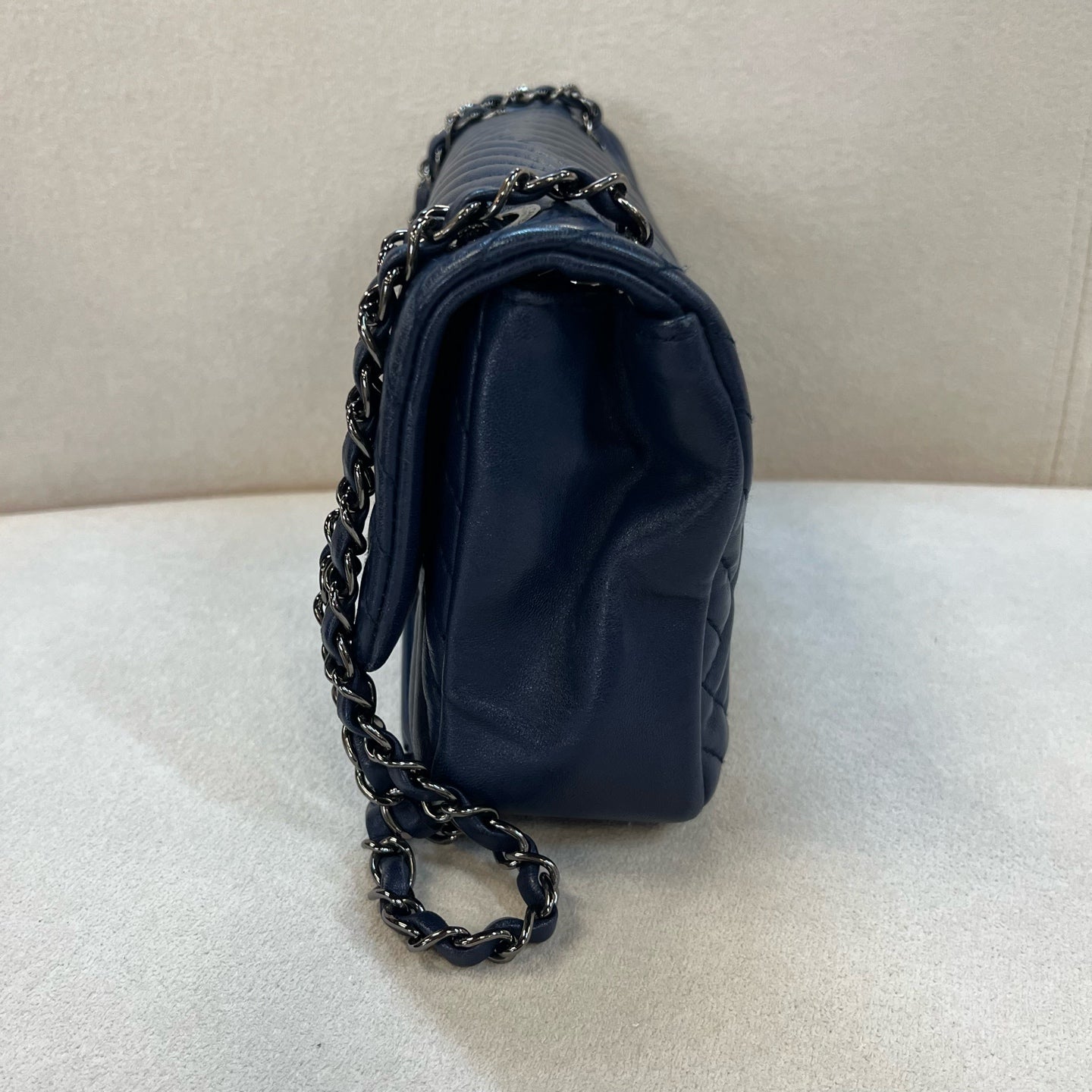Chanel - Timeless/Classique - Leather - Blue - (medium)