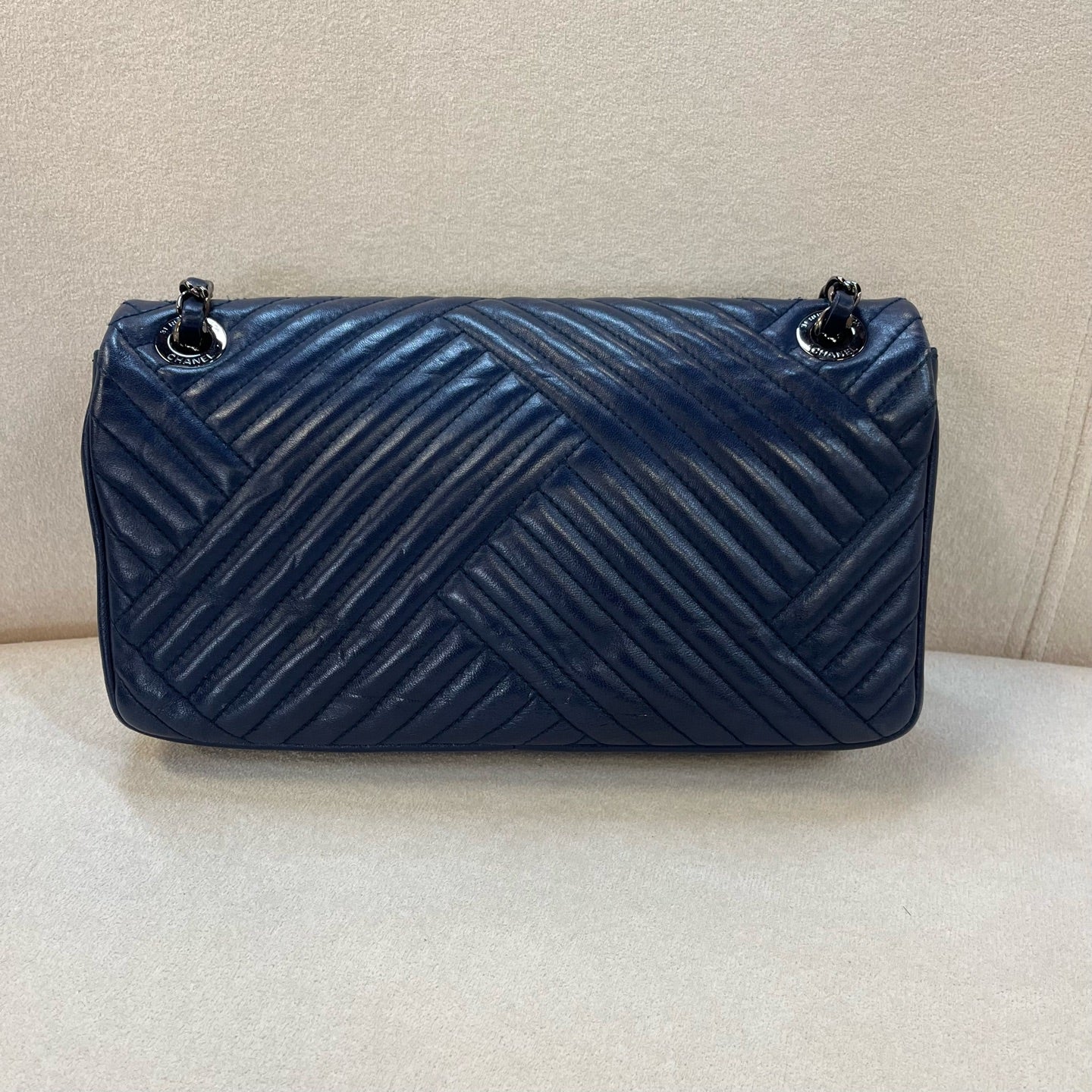 Chanel - Timeless/Classique - Leather - Blue - (medium)