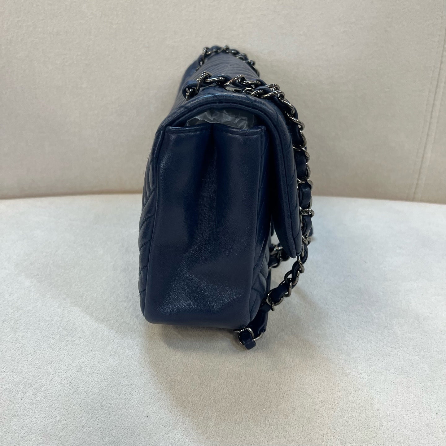 Chanel - Timeless/Classique - Leather - Blue - (medium)