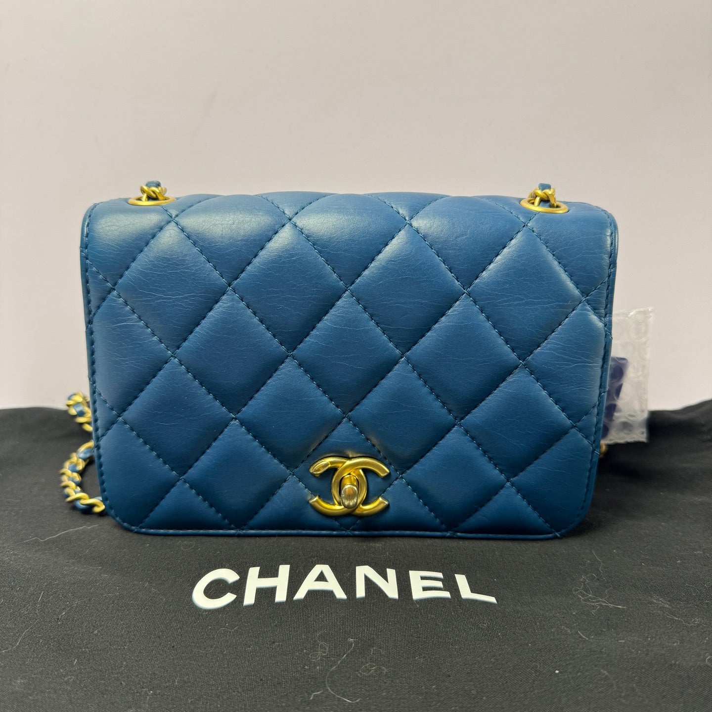 Chanel - Timeless/Classique - Leather - Blue - (mini)