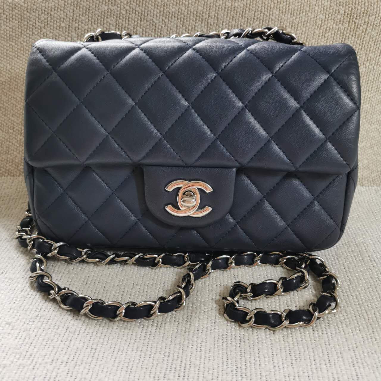 Chanel - Timeless/Classique - Leather - Blue - (mini)