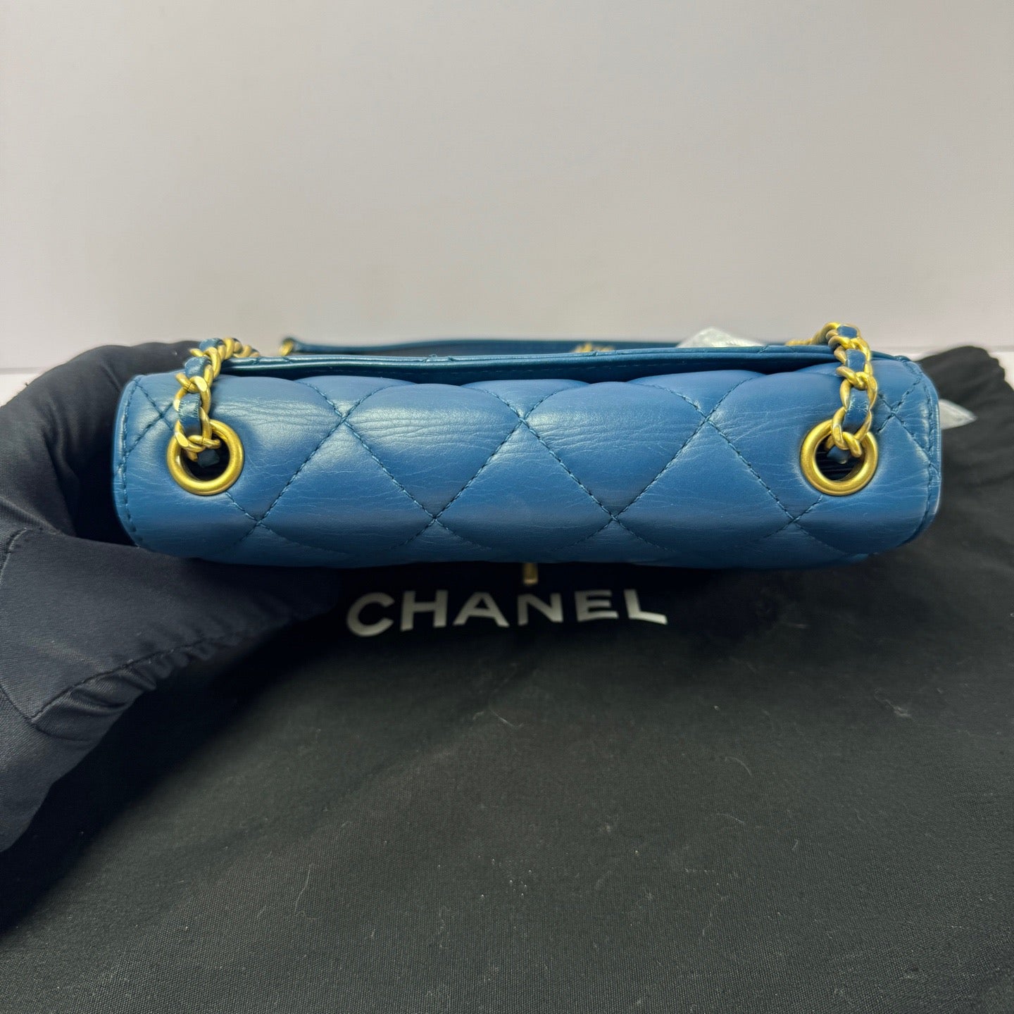 Chanel - Timeless/Classique - Leather - Blue - (mini)