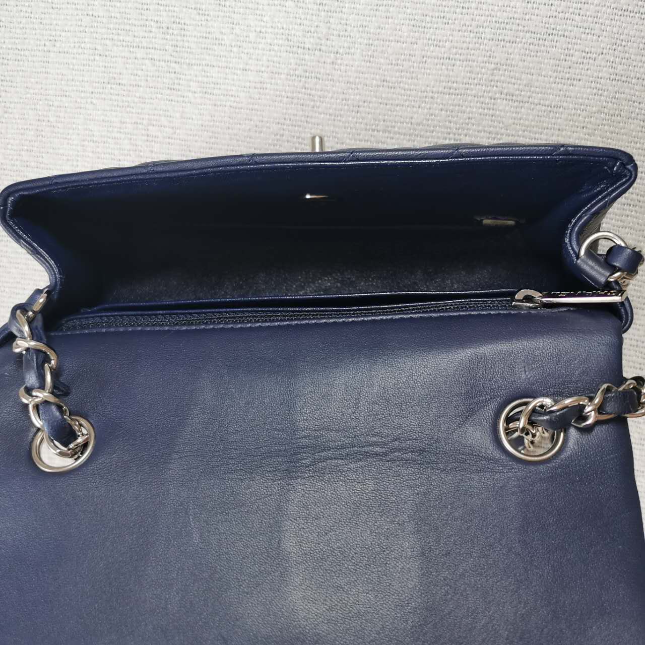 Chanel - Timeless/Classique - Leather - Blue - (mini)