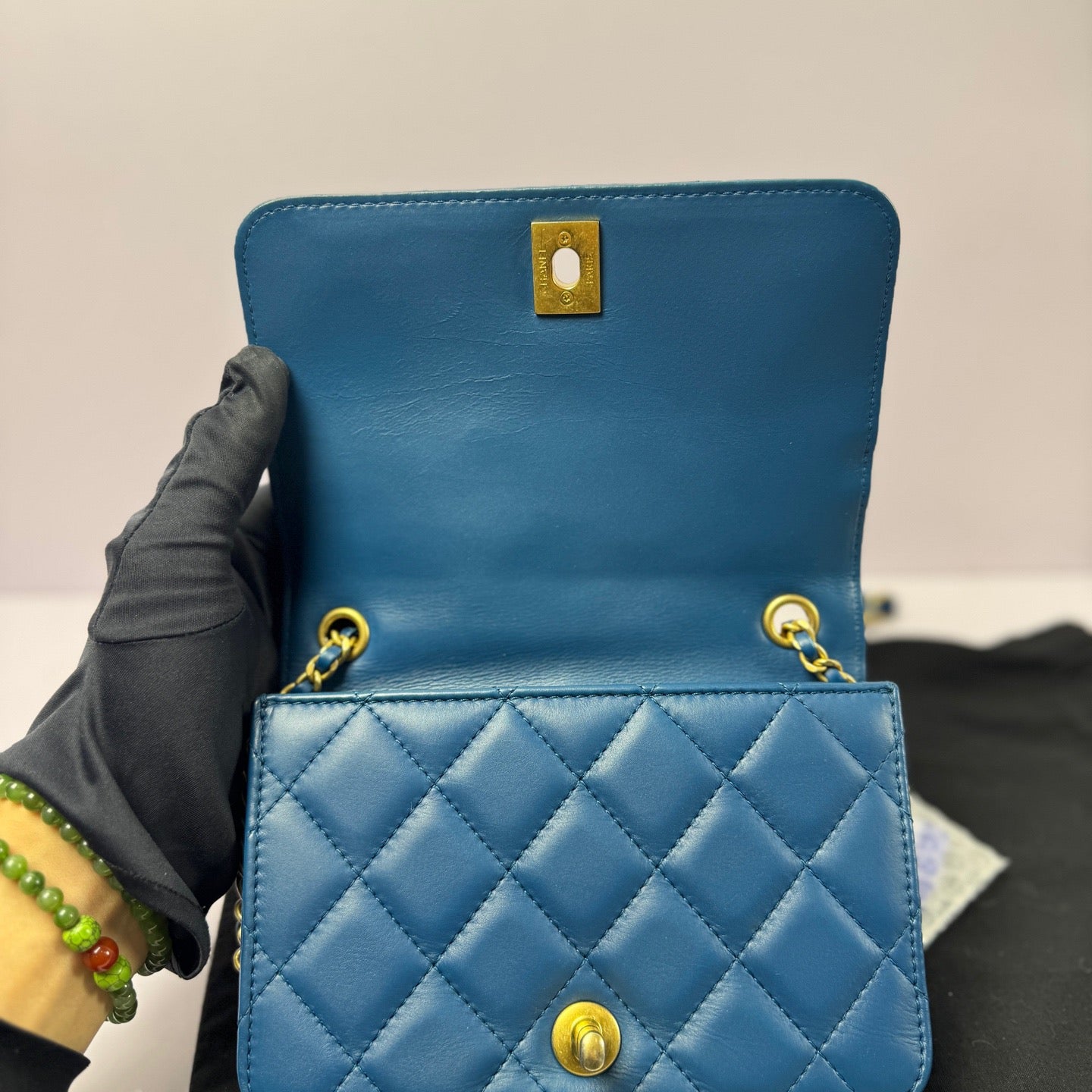 Chanel - Timeless/Classique - Leather - Blue - (mini)