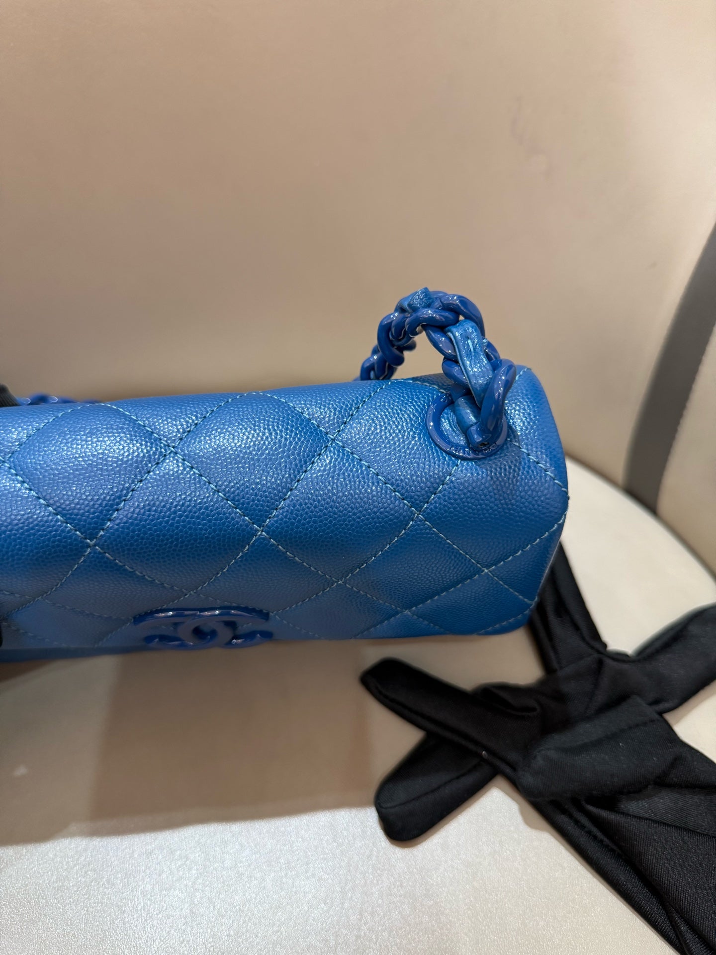 Chanel - Timeless/Classique - Leather - Blue - (mini)