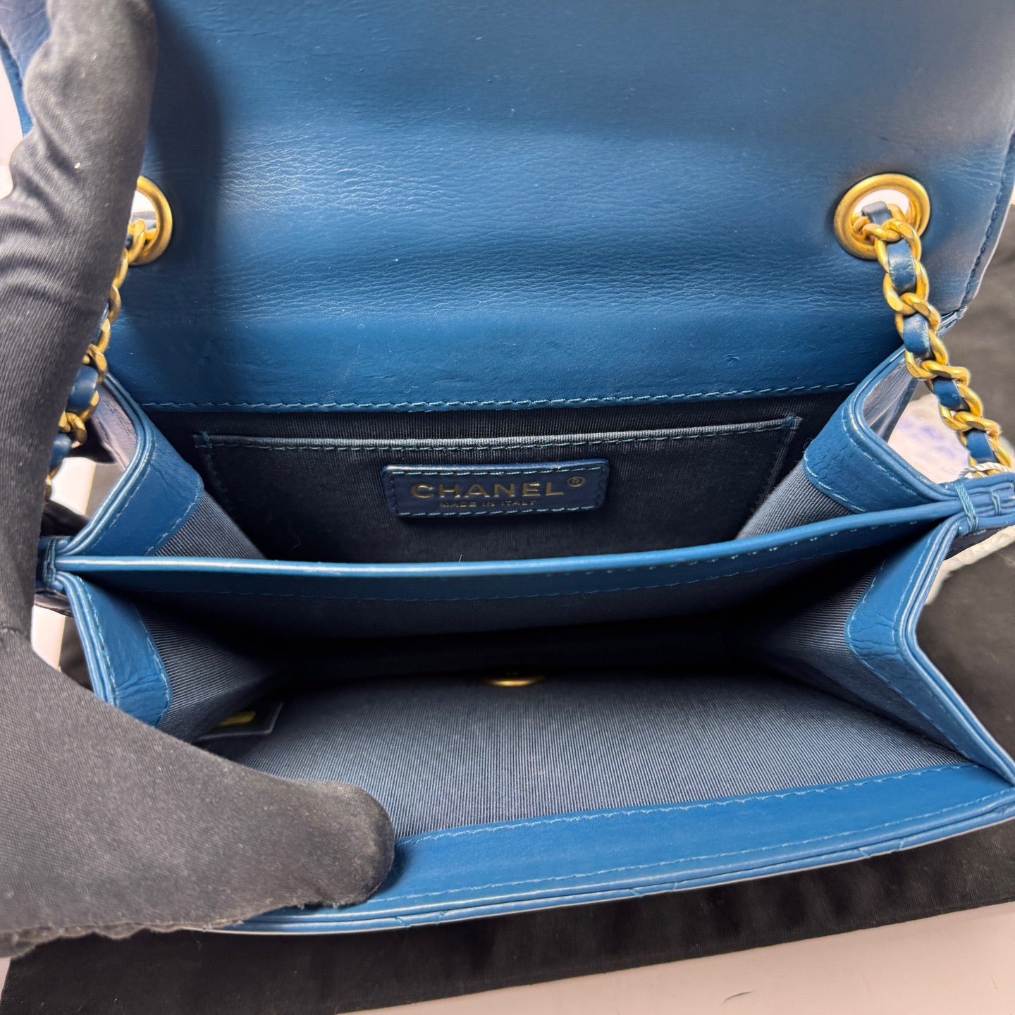 Chanel - Timeless/Classique - Leather - Blue - (mini)