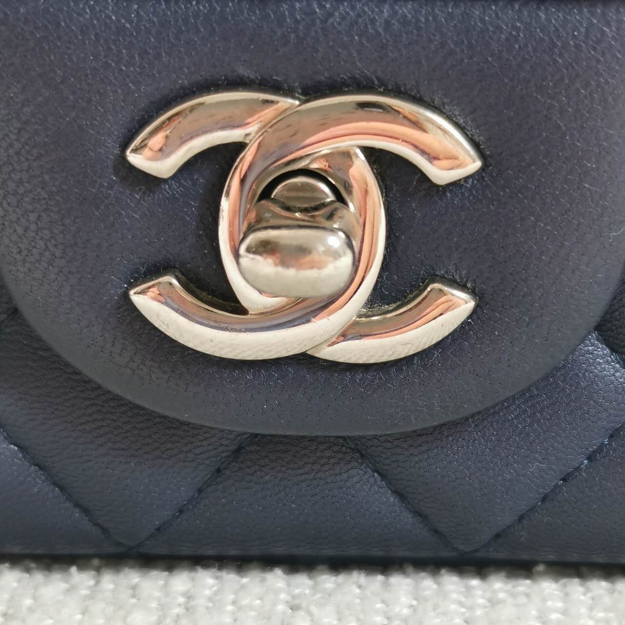 Chanel - Timeless/Classique - Leather - Blue - (mini)