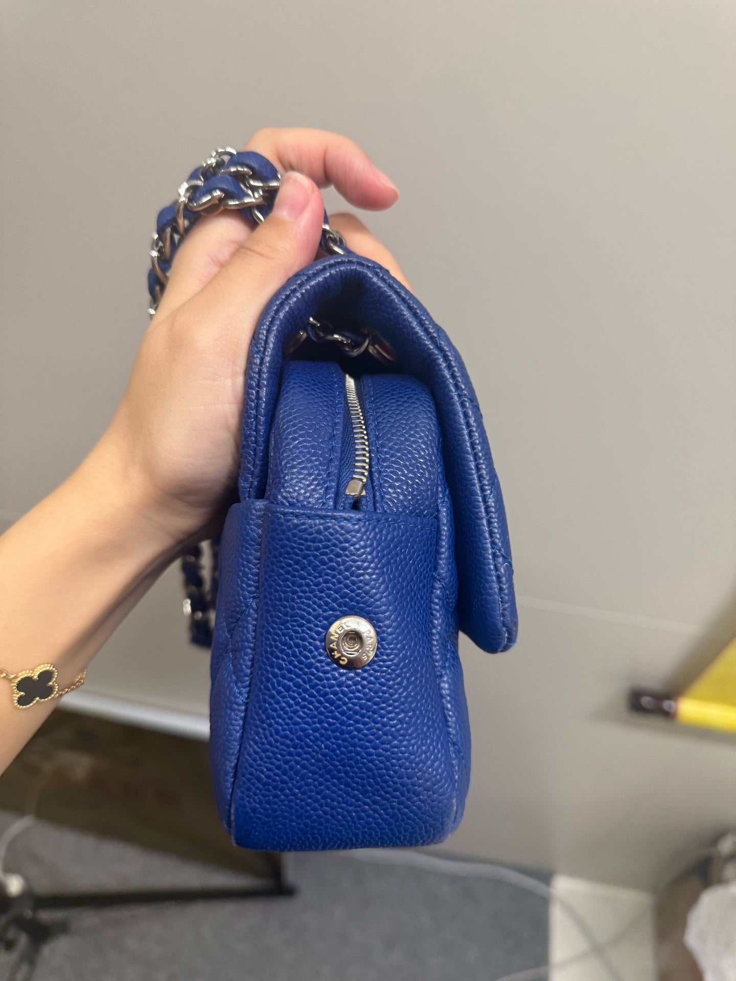 Chanel - Timeless/Classique - Leather - Blue - (mini)