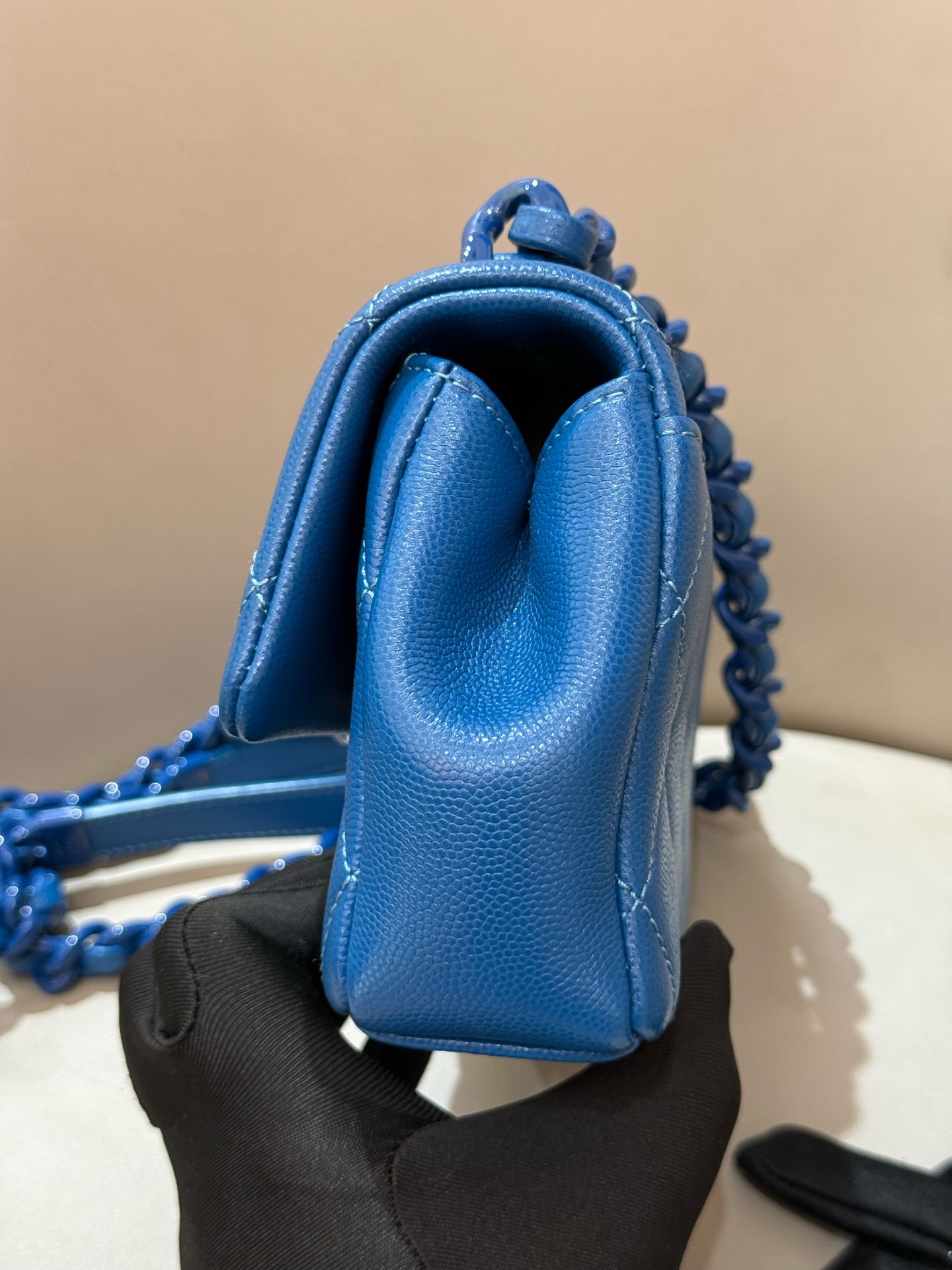 Chanel - Timeless/Classique - Leather - Blue - (mini)