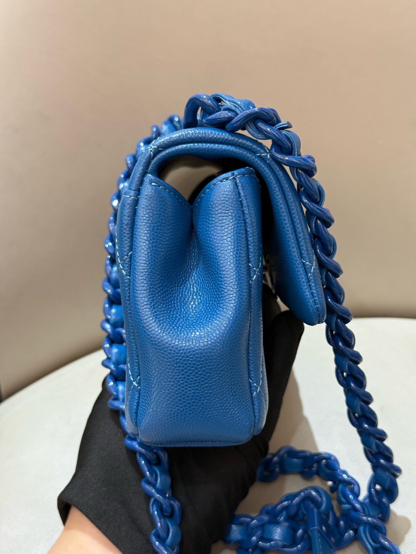 Chanel - Timeless/Classique - Leather - Blue - (mini)