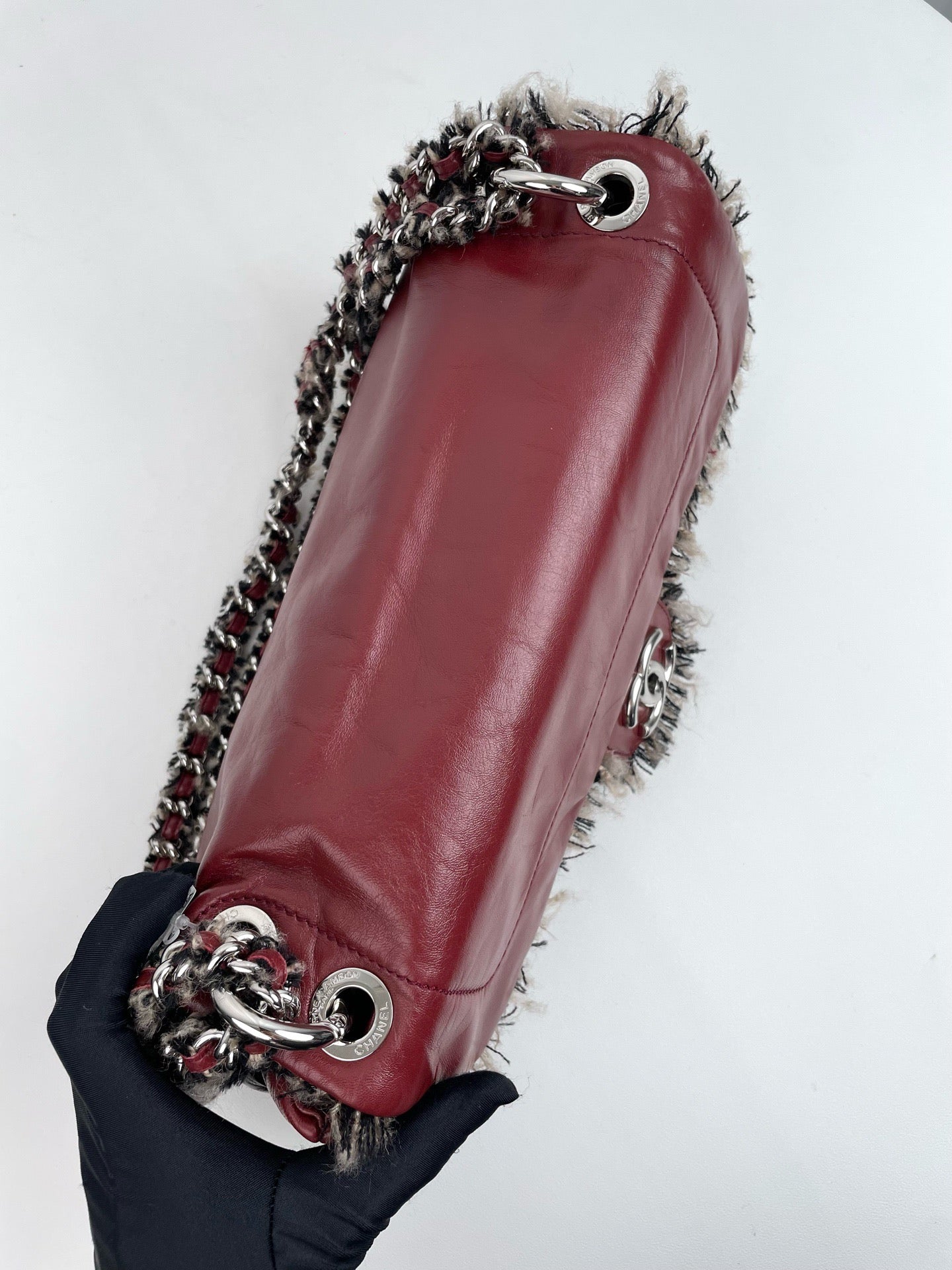 Chanel - Timeless/Classique - Leather - Burgundy - (medium)