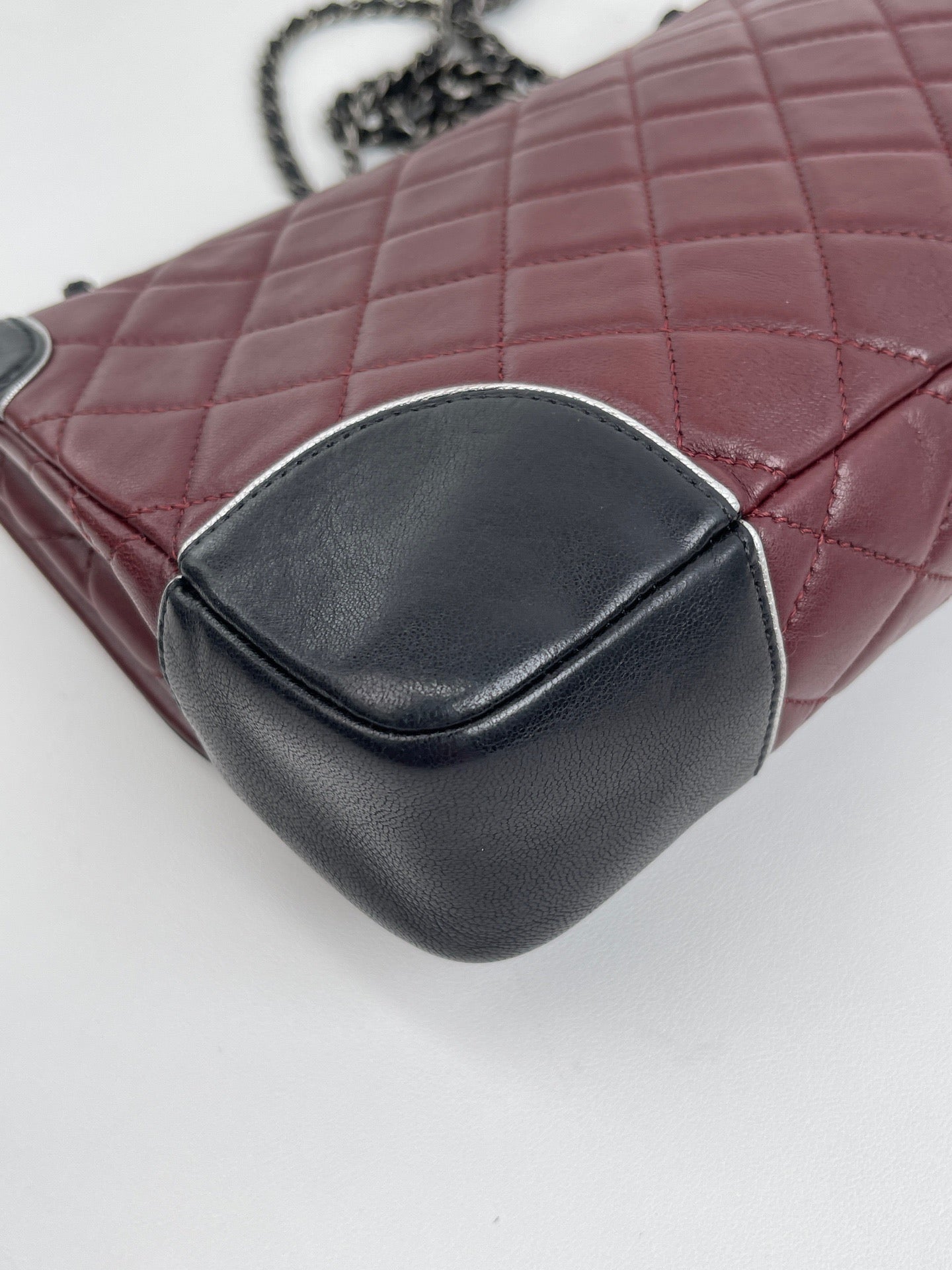 Chanel - Timeless/Classique - Leather - Burgundy - (medium)