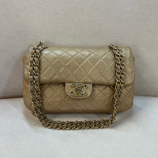 Chanel - Timeless/Classique - Leather - Gold - (medium)