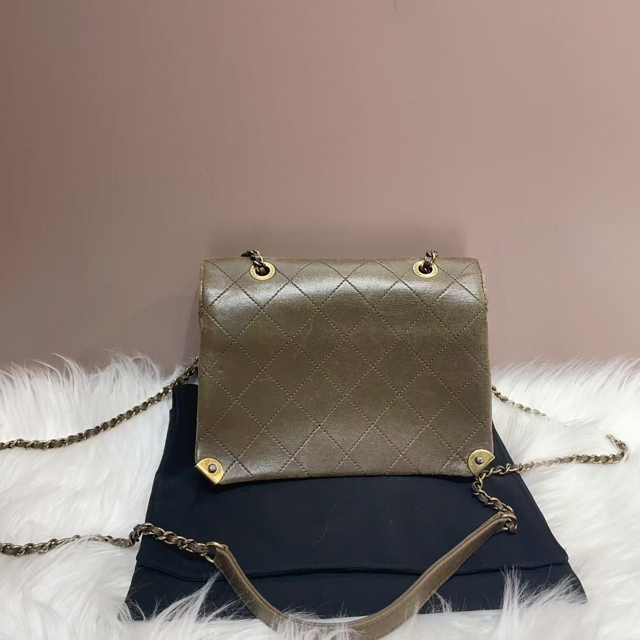 Chanel - Timeless/Classique - Leather - Green - (medium)