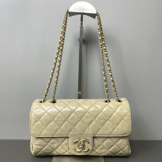 Chanel - Timeless/Classique - Leather - Grey - (mini)
