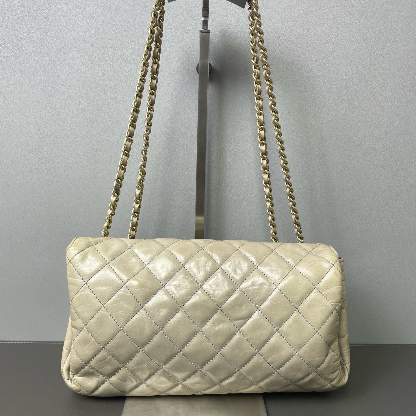 Chanel - Timeless/Classique - Leather - Grey - (mini)