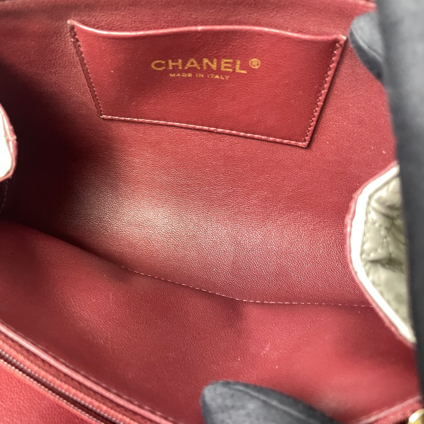 Chanel - Timeless/Classique - Leather - Grey - (mini)