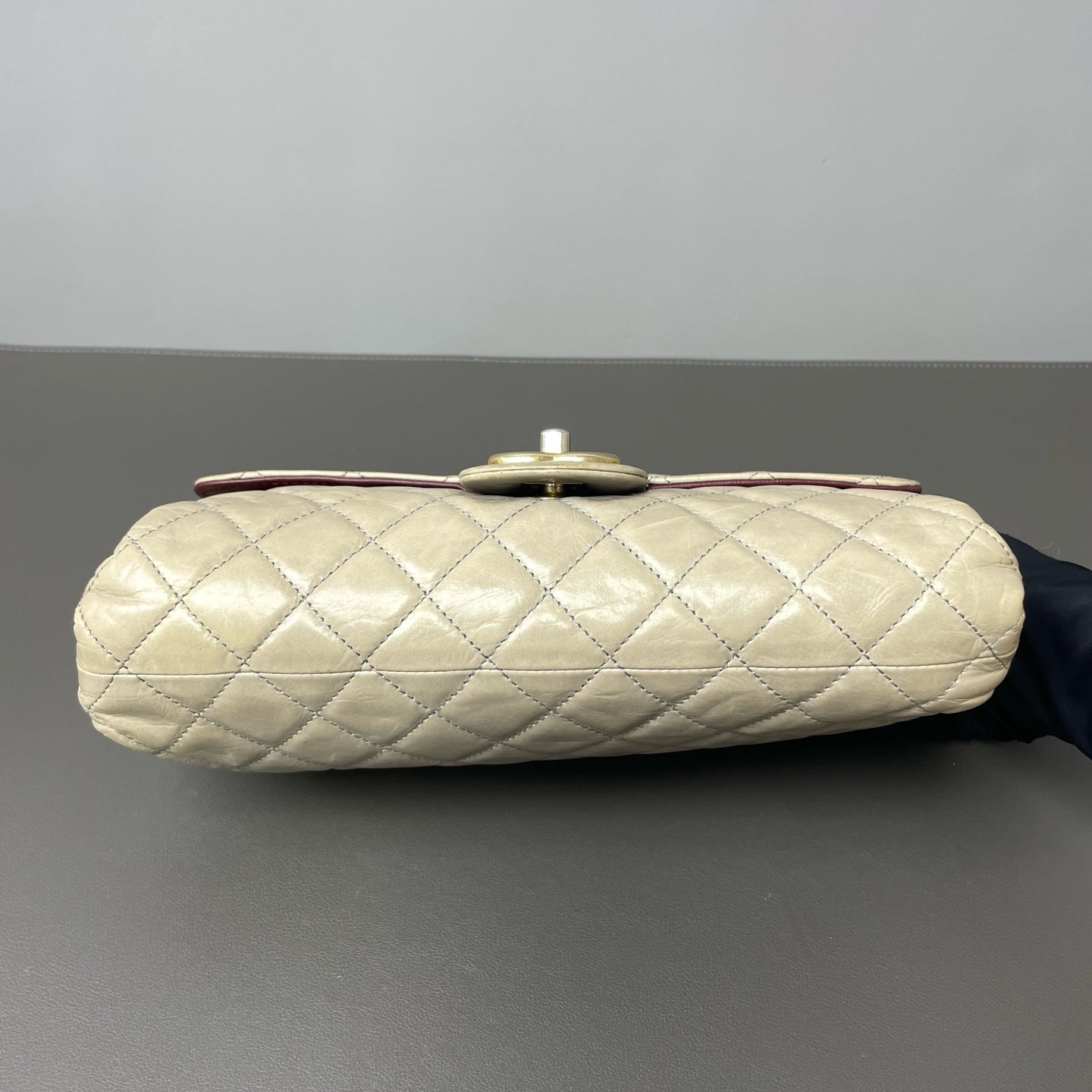 Chanel - Timeless/Classique - Leather - Grey - (mini)