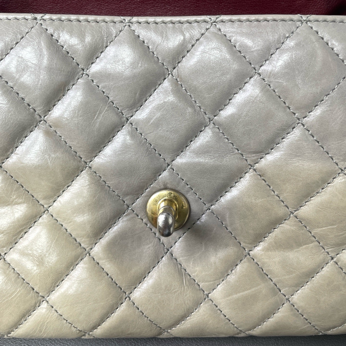 Chanel - Timeless/Classique - Leather - Grey - (mini)