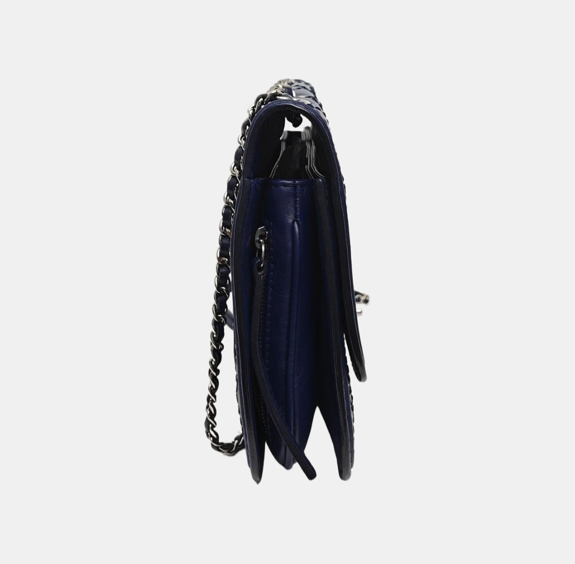 Chanel - Timeless/Classique - Leather - Navy - (mini)