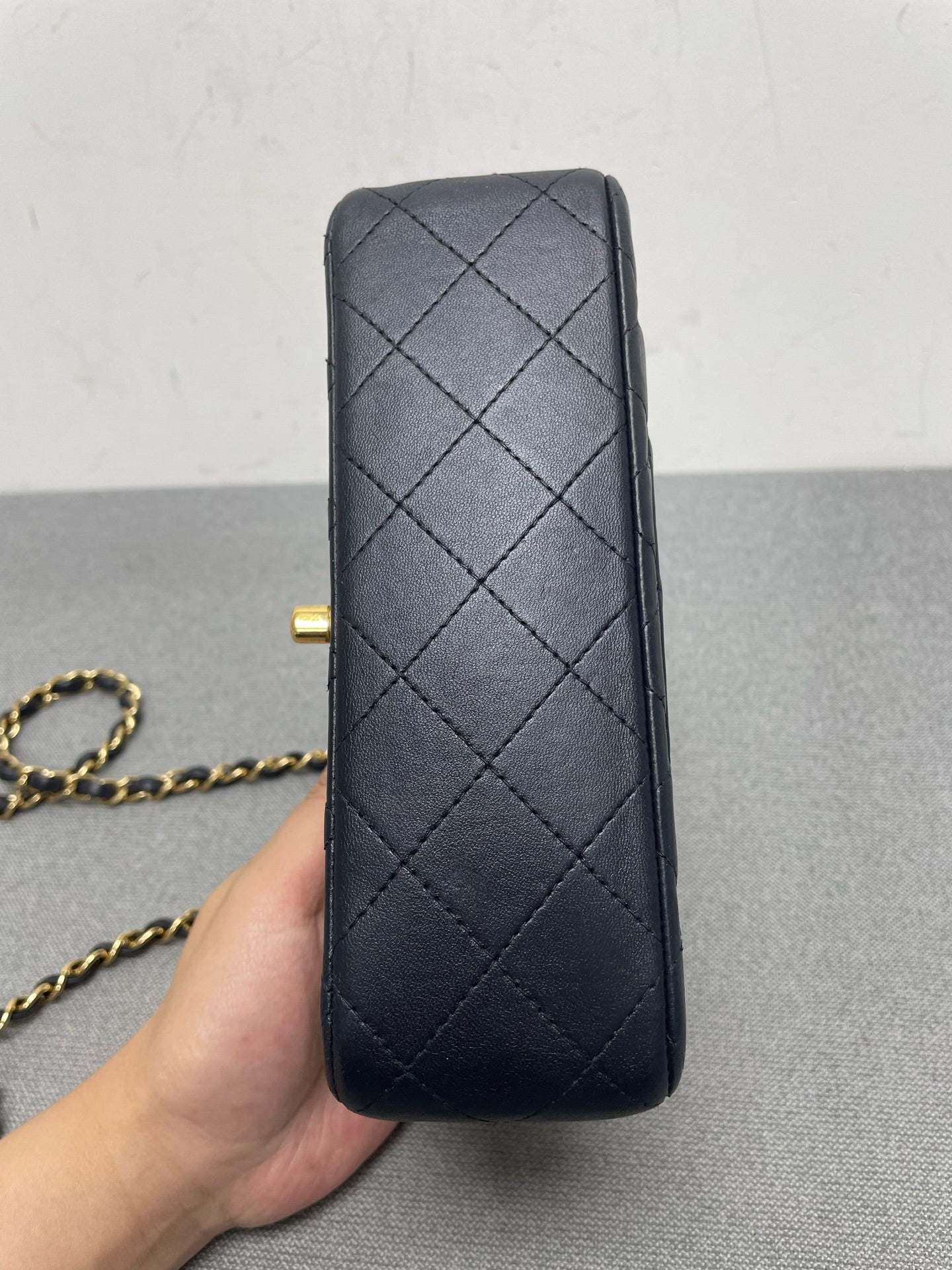 Chanel - Timeless/Classique - Leather - Navy - (mini)