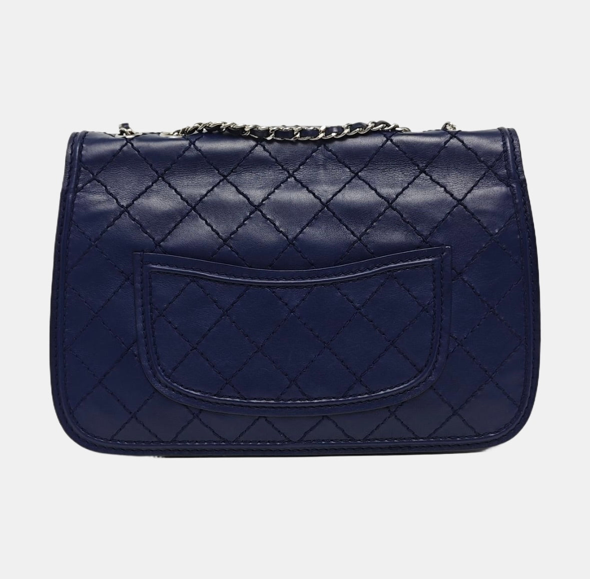 Chanel - Timeless/Classique - Leather - Navy - (mini)