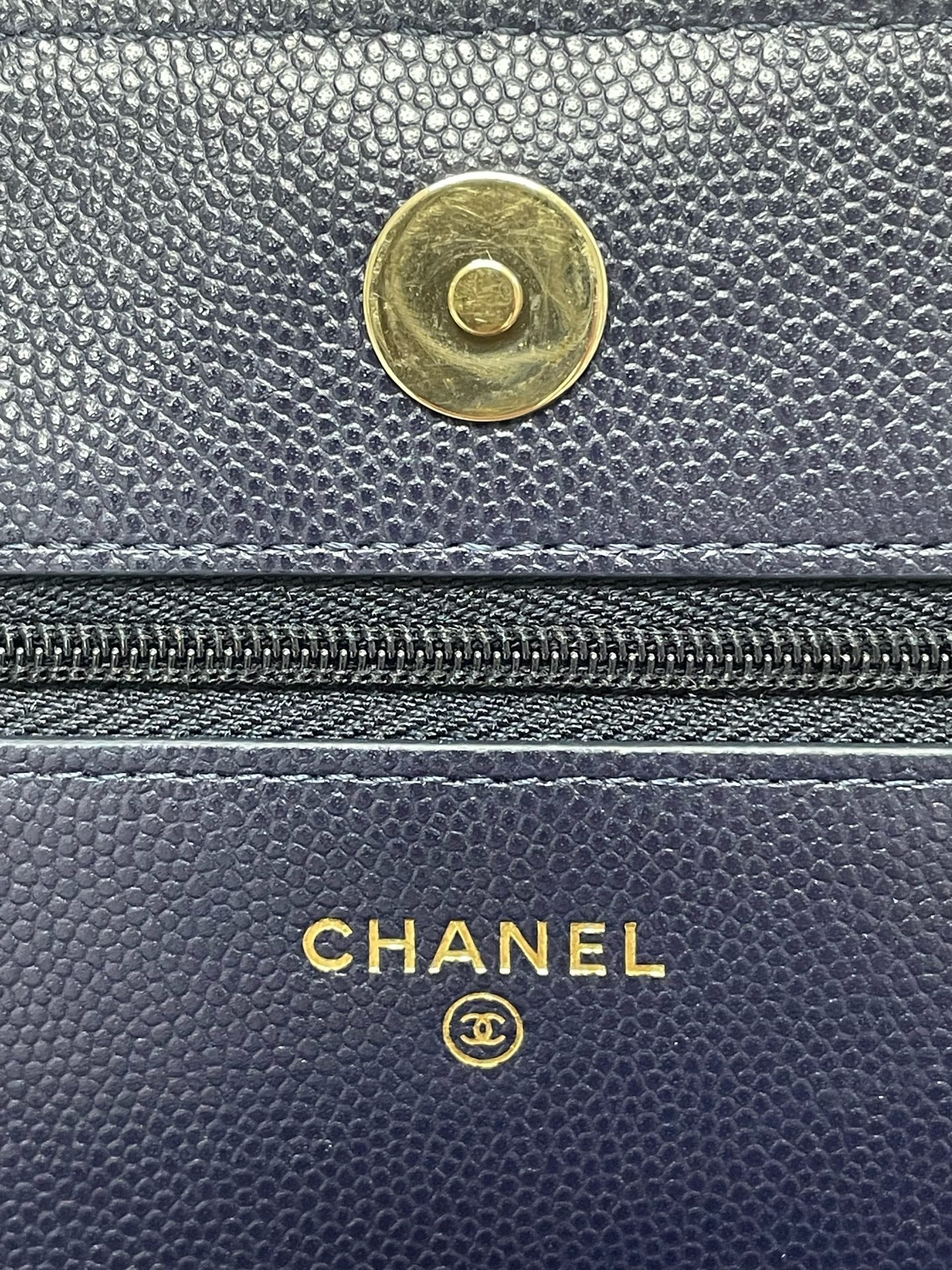 Chanel - Timeless/Classique - Leather - Navy - (mini)