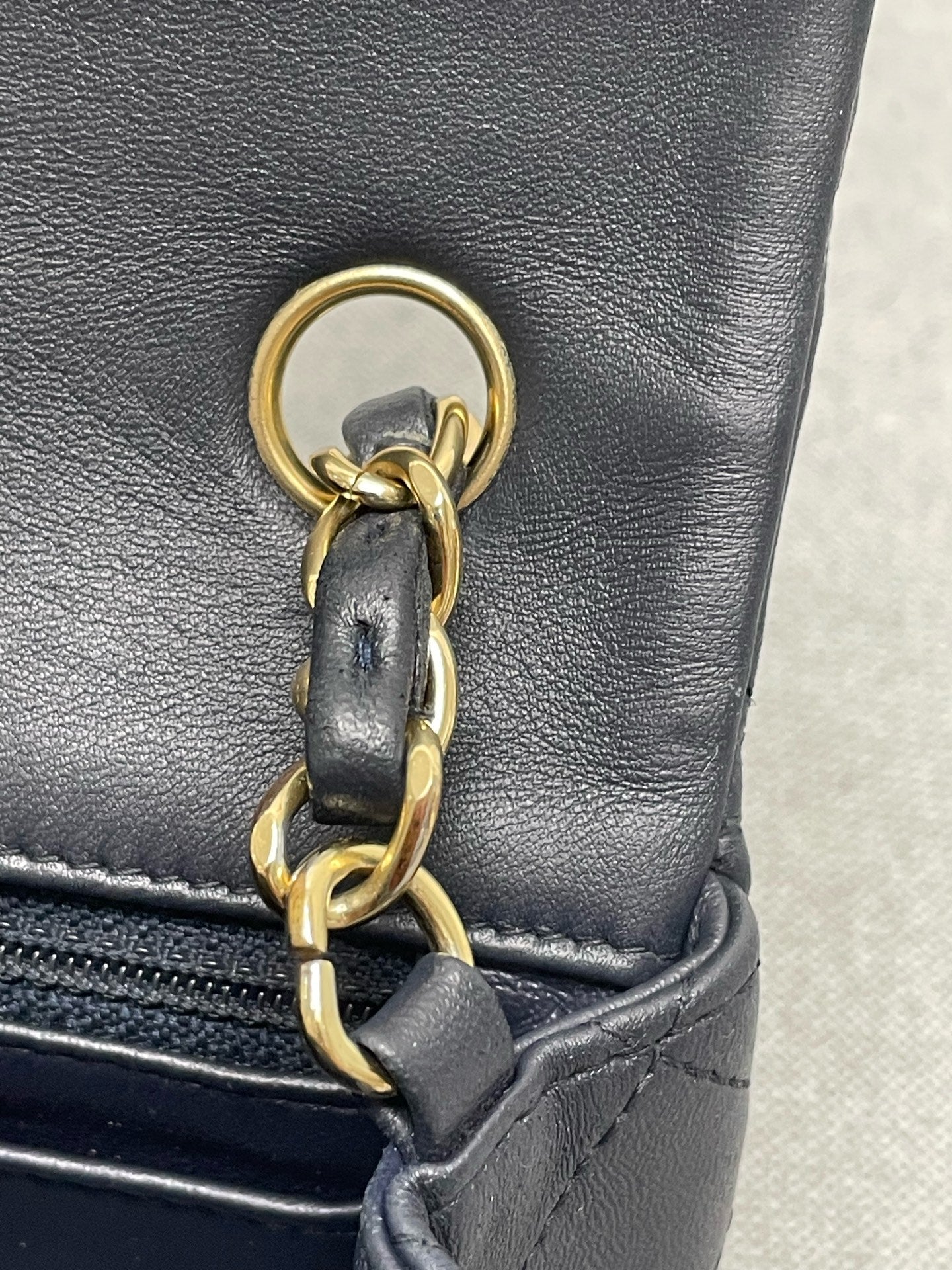 Chanel - Timeless/Classique - Leather - Navy - (mini)