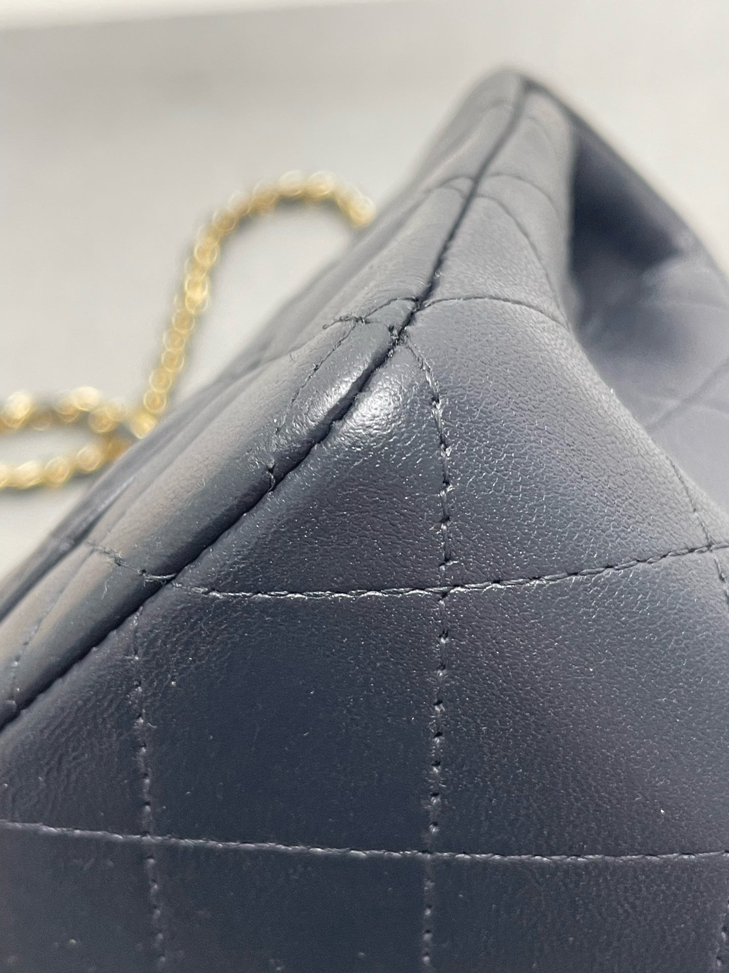 Chanel - Timeless/Classique - Leather - Navy - (mini)