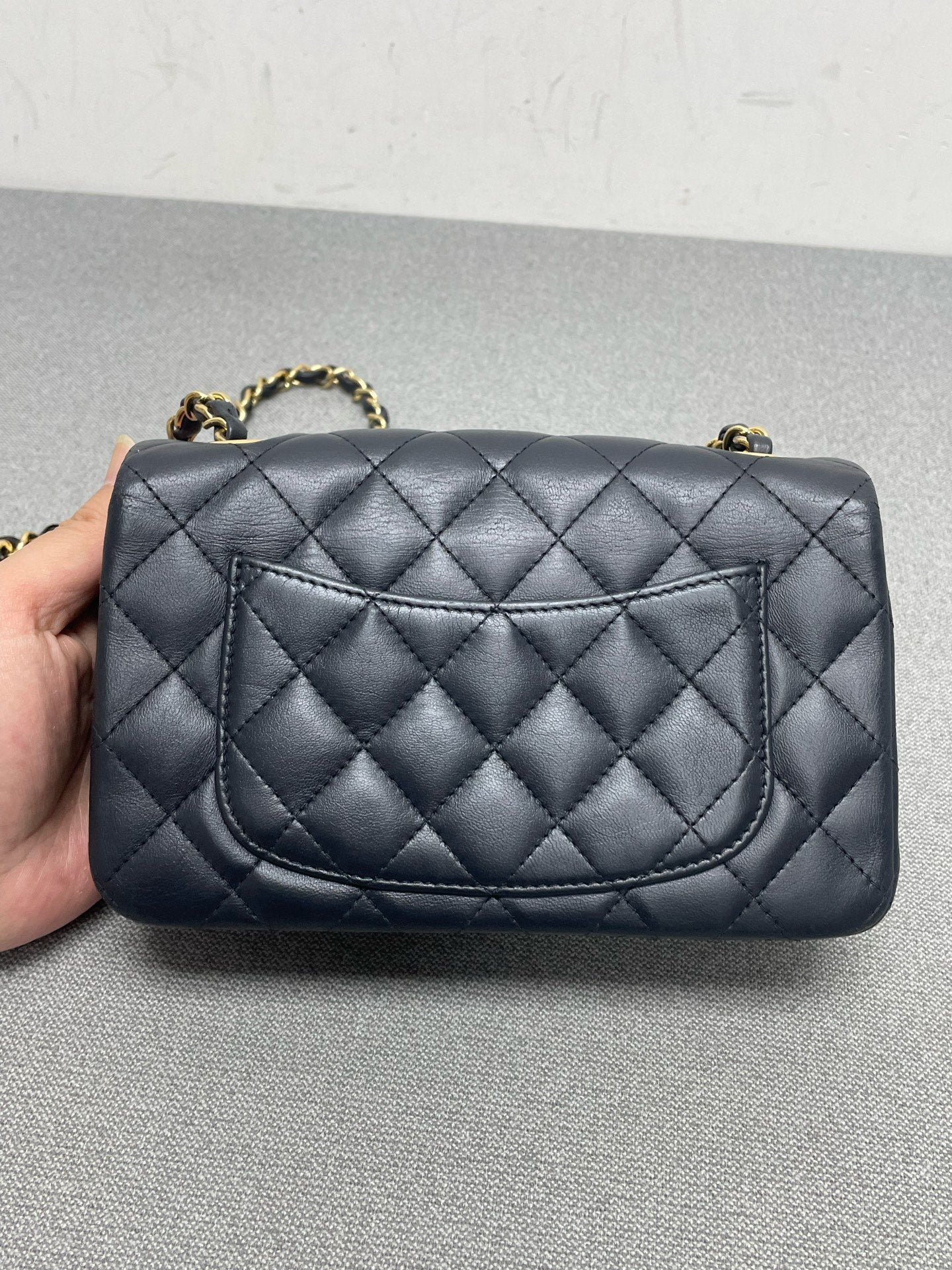 Chanel - Timeless/Classique - Leather - Navy - (mini)