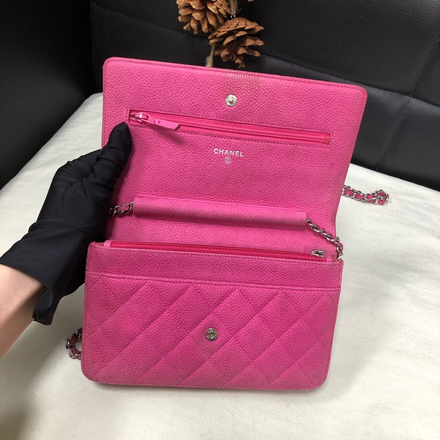 Chanel - Timeless/Classique - Leather - Pink - (mini)