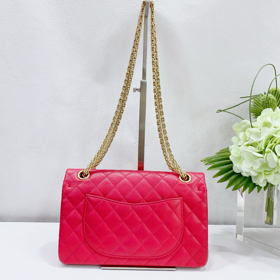 Chanel - Timeless/Classique - Leather - Pink - (Small)